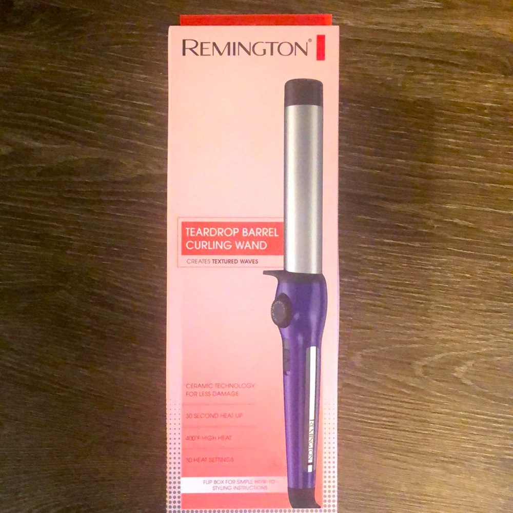Remington teardrop curling wand